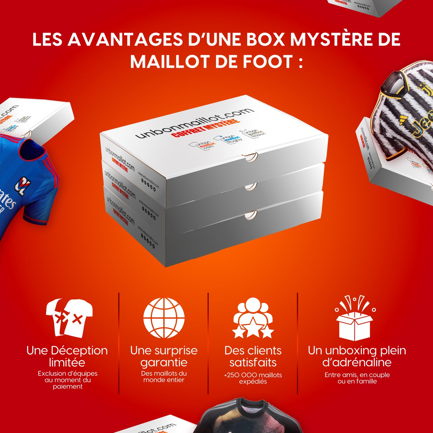 Box maillot mystère training - Enfant 🏃🏻♂️