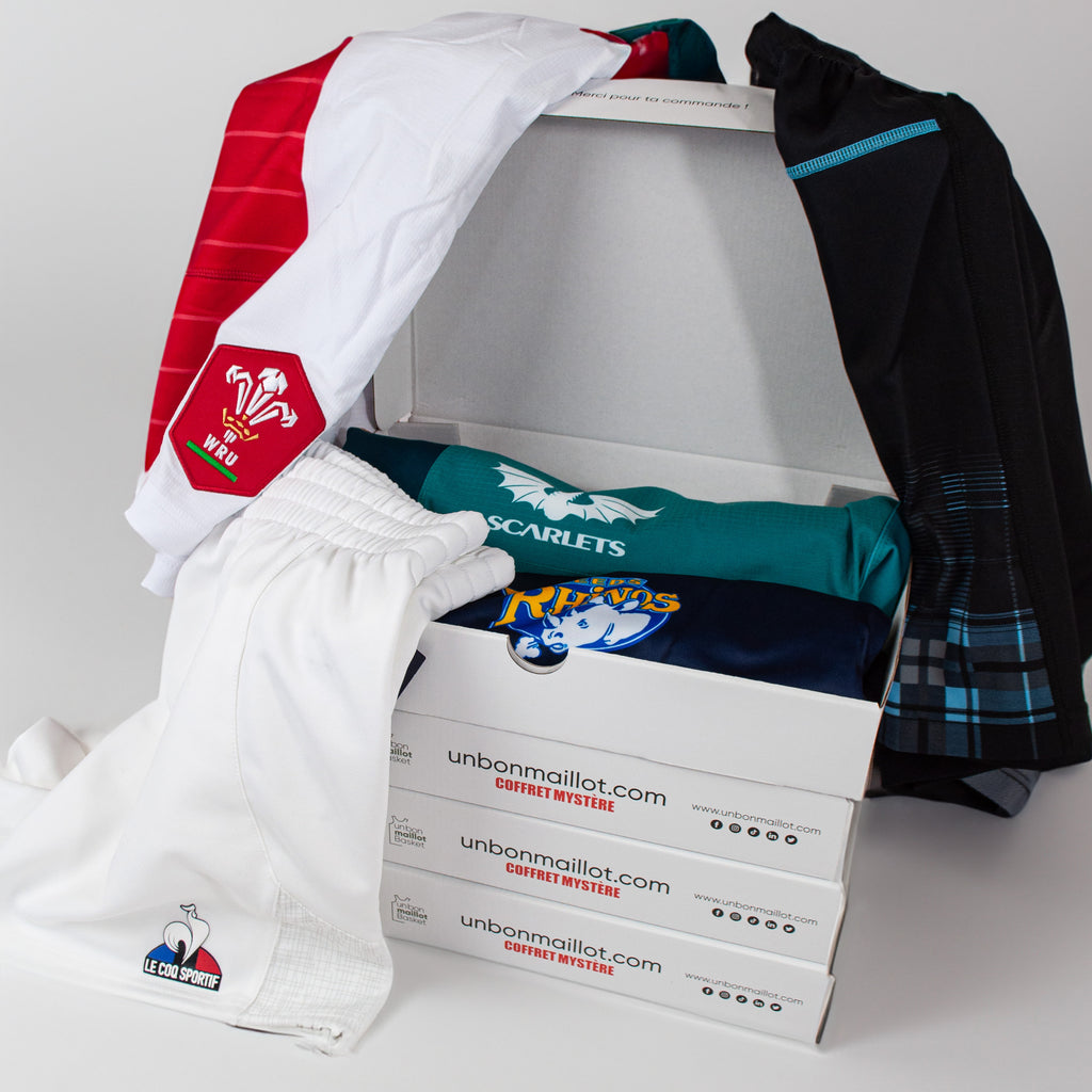 La box short mystère rugby enfant 🩳