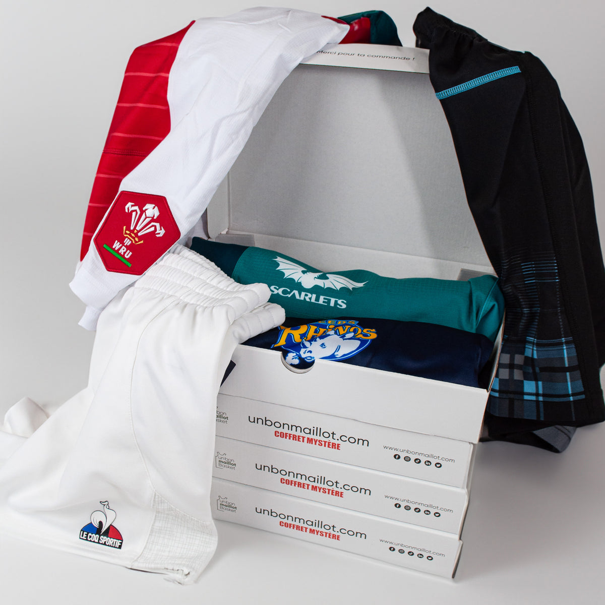 La box short mystère rugby enfant 🩳