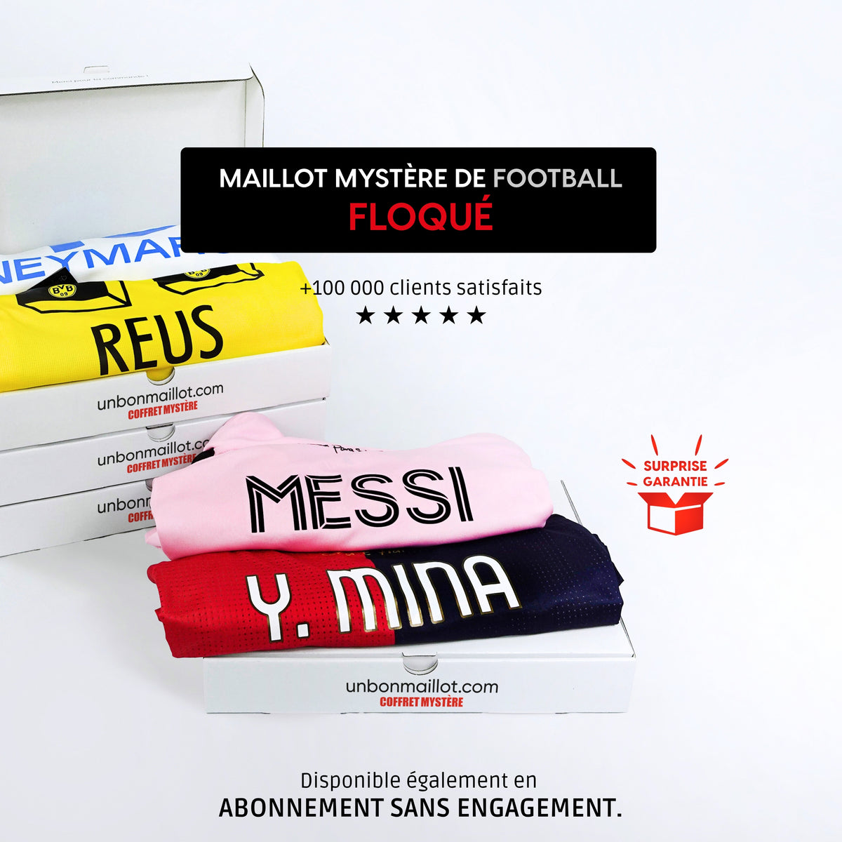 La box maillot floqué Nom + Numéro 9️⃣