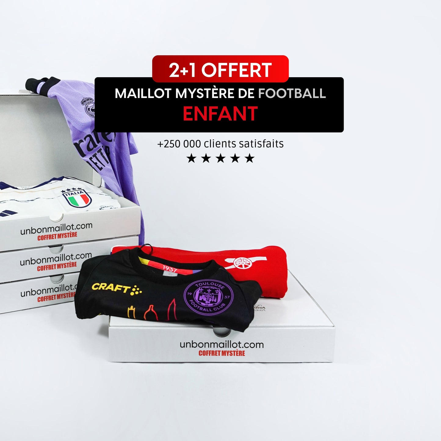 La box maillot mystère - Enfant ⚽️