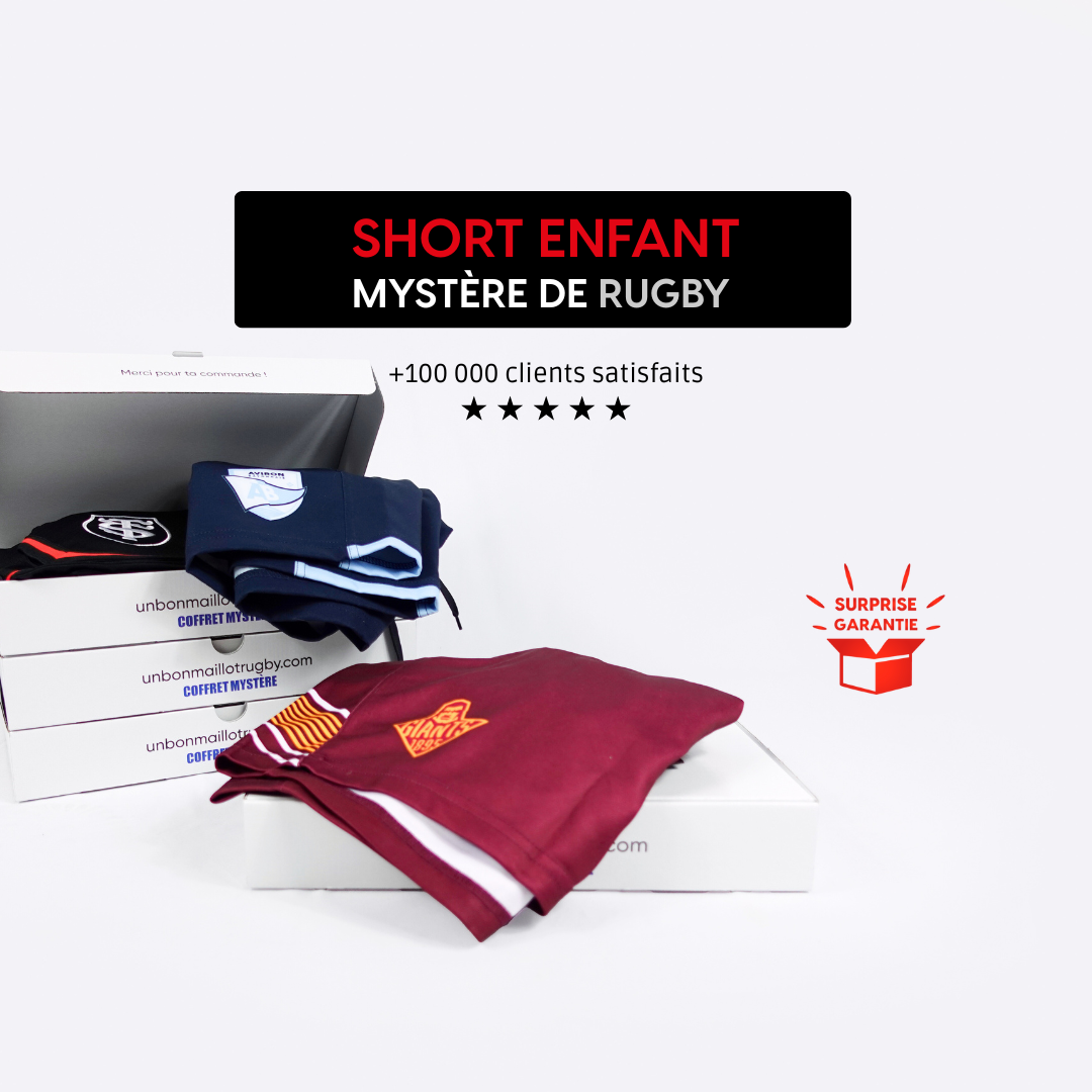 La box short mystère rugby enfant 🩳