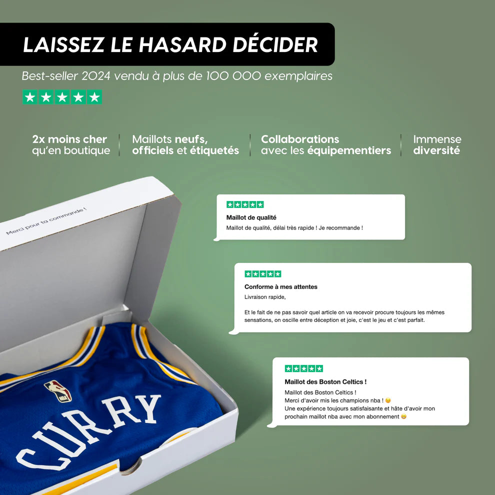 La box maillot mystère NBA 🏀
